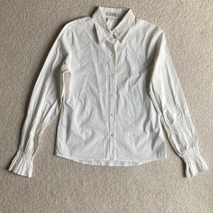 Rene Lezard white button down shirt